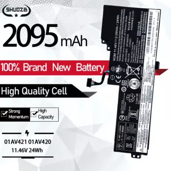 Новый аккумулятор для ноутбука Lenovo ThinkPad T470 T480 A475 A485 A285 TP25 01AV419 01AV420 01AV421 01AV489 SB10K97576 SB10K97578