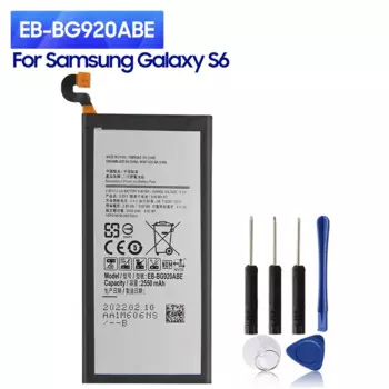 Новый аккумулятор для телефона EB-BG920ABE для Samsung GALAXY S6 G9200 G9208 G9209 G920F G920I G920 G920V G920T G920P EB-BG920ABA