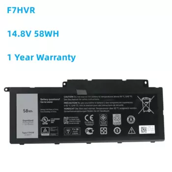 Новый аккумулятор F7HVR G4YJM 062VNH T2T3J 14,8 в 58 Вт-ч для ноутбука DELL Inspiron 15-7537 15-5545 14-7437 17-7737 17HR-1728T 17-7746