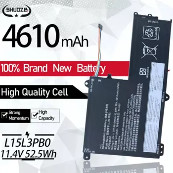 Новый аккумулятор L15M3PB0 для ноутбука Lenovo Ideapad 330S-14IKB 330S-15IKB 520-14IKB 5B10K85055 L15L3PB0 L15C3PB1 Flex 4 1470 14AST