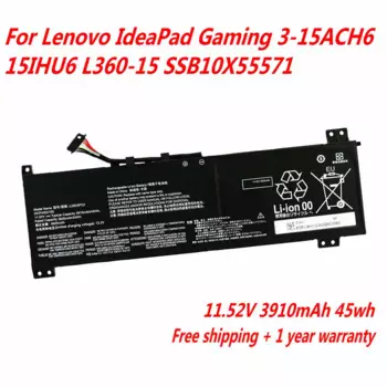 Новый аккумулятор L20C3PC2 L20M3PC2 L20L3PC2 L20D3PC2 для ноутбука Lenovo IdeaPad Gaming 3-15ACH6 15IHU6 L360-15 SSB10X55571