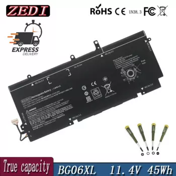 Новый аккумулятор ZEDI BG06XL для HP EliteBook 1040 G3 (P4P90PT) BG06XL 804175-1B1 804175-1C1 804175-181 45WH