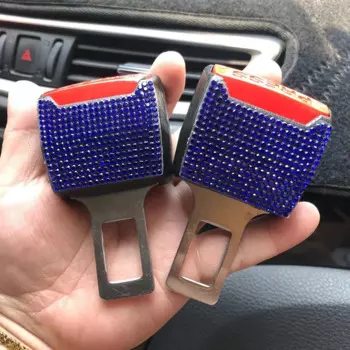 Новый алмазный зажим для автомобильного сиденья, удлинитель, замок для ремня безопасности, пряжка, толстая вставка, розетка, аксессуары для салона автомобиля, ремень безопасности