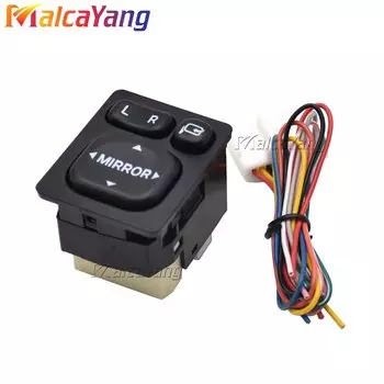 Новый автомобильный электрический переключатель управления складным зеркалом заднего вида, детали 84872-52040 для Toyota Corolla/Scion/Rav4/Vios/Camry 84872-52030