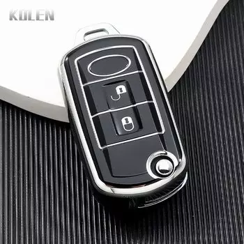 Новый автомобильный флип-чехол из ТПУ для Land Rover Range Rover Sport LR3 Discovery 3 3 кнопки, портативный брелок, сумка, аксессуары
