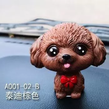 Новый автомобильный орнамент из смолы, милая трясущаяся голова, собака, автомобили, интерьер приборной панели, качели, кукла-щенок, украшения, подарок