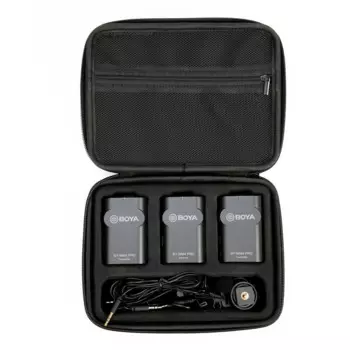 Новый беспроводной микрофон BOYA BY-WM4 PRO K1/2 2,4 ГГц для iPhone, Ipad и большинства устройств Android, цифровой зеркальной камеры, видеокамеры, ПК