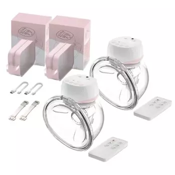 Новый беспроводной молокоотсос с дистанционным управлением, 12 уровней и 3 режима, герметичный, Hands-Free, молокоотсос без БФА