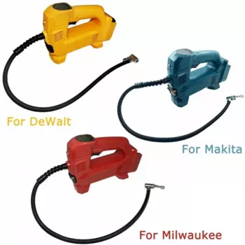 Новый беспроводный воздушный насос для Makita/Dewalt/Milwaukee18V, литий-ионный аккумулятор, электрический компрессор для автомобильных шин