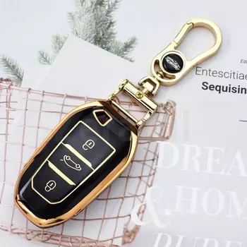 Новый чехол для автомобильного ключа из ТПУ для Peugeot 2008 3008 4008 5008 308 408 508 Citroen C1 C2 C4 C6 C3-XR Picasso DS3 DS5 Чехол-брелок