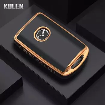 Новый чехол для автомобильного ключа из ТПУ для Mazda 3 Alexa CX30 CX-4 CX5 CX-5 CX8 CX-8 CX-30 CX9 CX-9 Защитный брелок без ключа Аксессуары