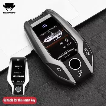 Новый чехол для ключей из цинкового сплава для BMW G30 G12 G11 G32 G31 5 7 серии I8 I12 I15 G01 X3 X4 G02 G05 X5 G07 X7 Аксессуары Светодиодный дисплей