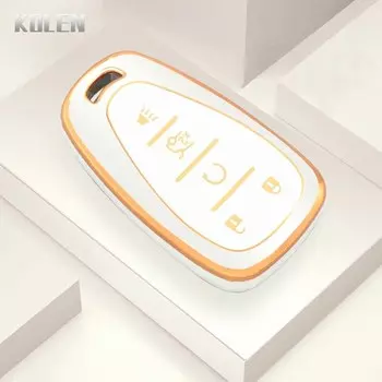 Новый чехол из ТПУ для автомобильного дистанционного ключа, брелок для Chevrolet Chevy Camaro Cruze Malibu Sonic Volt Tracker Spark Bolt Trax Keyless