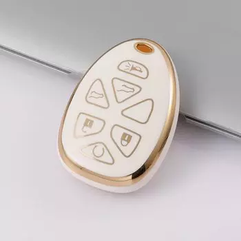 Новый чехол из ТПУ для дистанционного ключа автомобиля для Chevrolet Tahoe Suburban Gmc Yukon для Cadillac Escalade, брелок для ключей, аксессуары