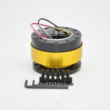 Новый черный комплект быстросъемного адаптера ступицы рулевого колеса с защелкой Универсальный