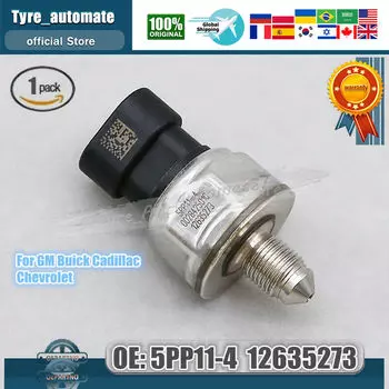 Новый датчик давления впрыска топлива для GM Buick Cadillac Chevrolet 12633417 12635273