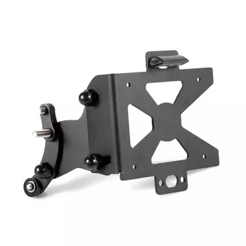 Новый держатель номерного знака с боковым креплением, черный светодиодный светильник для номерного знака мотоцикла для BMW R NINET R NINE T R9T 1200 SCRAMBLER