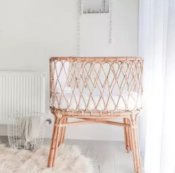 Новый дизайн, мебель из ротанга, фотообои для новорожденных