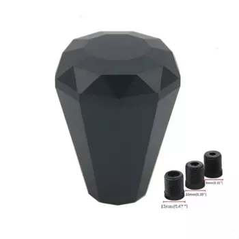 Новый дизайн, ромбовидная алюминиевая ручная ручка переключения передач, рычаг переключения передач, гоночная ручка переключения передач, подходит для универсального автомобиля