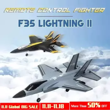 Новый F35 самолет с дистанционным управлением, четырехканальный электрический пенопластовый истребитель с фиксированным крылом, модель детской уличной игрушки, подарок на день рождения