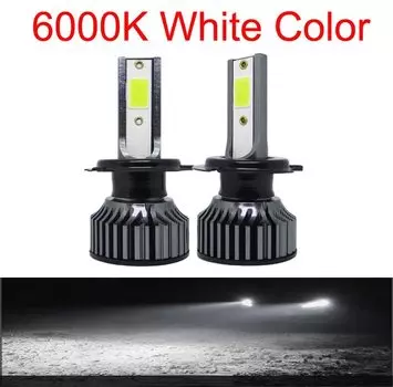 Новый H11 H4 H7 светодиодные фары 12V Мини 9005 9006 головной светильник 12000Lm высокое Яркость H1 H8 H9 Hb3 Hb4 светодиодный автомобильный светильник лампочка Turbo COB