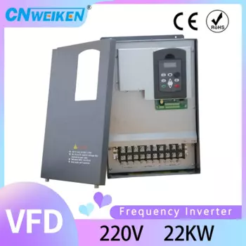 Новый инвертор 22 кВт/30 кВт, регулятор скорости двигателя 220 В, вход 3P и выход 3P, инвертор частоты 220 В для двигателя