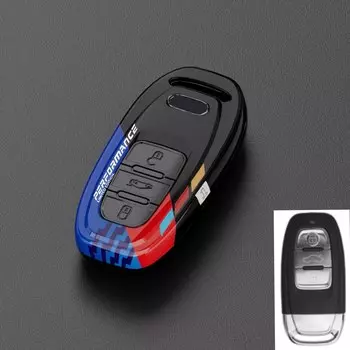 Новый карбоновый чехол для автомобильного ключа из АБС-пластика для Audi A1 A3 8V A4 B8 B9 A5 A6 C7 A7 A8 Q3 Q5 Q7 S4 S6 S7 S8 R8 TT Shell Fob Автомобильные аксессуары