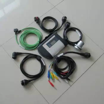 Новый компактный Мультиплексор MB SD Connect 4 MB star C4 с Wi-Fi и 5 кабелями