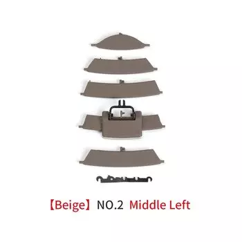 Новый комплект для ремонта панели решетки вентиляционного отверстия автомобиля 3 цветов для Mercedes Benz W164 W292 ML GL Class 1648302154