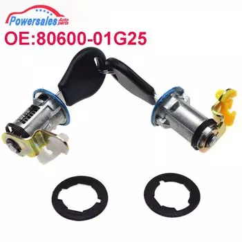 Новый комплект левой и правой дверной замок для Nissan D21 Pickup Pathfinder 1987-1991 80600-01G25 80601-01G25