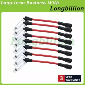 Новый комплект проводов для свечей зажигания из 8 шт. 19351593 9748RR для Chevrolet Corvette SSR GTO Silverado Tahoe Cadillac Escalade GMC Hummer V8