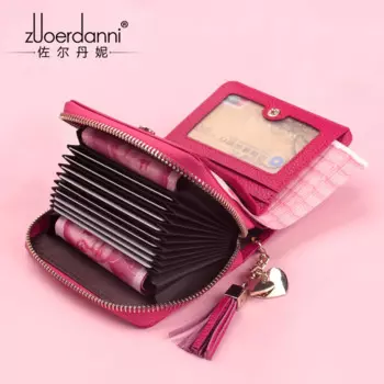 Новый кожаный женский маленький кошелек женский короткий кожаный Многофункциональный модный многофункциональный кошелек с отделениями для карт