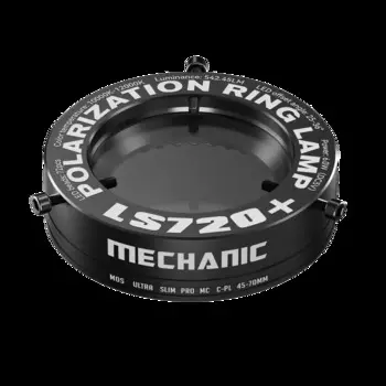 Новый механический кольцевой светильник для микроскопа LS720, поляризационная кольцевая лампа, устраняет отражение для пайки, ремонта, стереомикроскопов