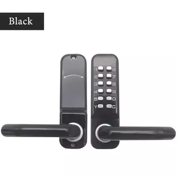 Новый механический замок без ключа из цинкового сплава, комбинация цифрового кода, блокировка с ручкой, немощный замок, контроль доступа