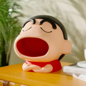 Новый милый карандаш Shin-chan 21 см, дверной Настольный ящик для хранения ключей, мультяшный большой рот, аксессуары для домашнего декора, коллекционные игрушки, рождественский подарок