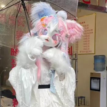 Новый милый плюшевый костюм для косплея, пушистый цвет, животное, искусственная кошка, обувь для девочек, кошачья лапа, милый плюшевый пушистый костюм, Детский Рождественский подарок