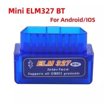 Новый мини ELM327 Bluetooth V2.1 OBD2 автомобильный диагностический сканер elm 327 Bluetooth для Android/IOS ODB2 считыватель кодов сканирования OBD2
