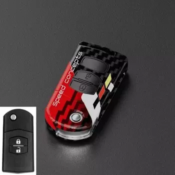 Новый модный цветной чехол для автомобильного ключа для Mazda 3 5 6 серии M6 RX8 MX5 2 3 4 кнопки, защитная сумка для ключей, аксессуары
