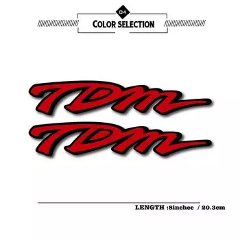 Новый мотоцикл, велосипед, топливный бак, наклейка на колесо, шлем, мото, водонепроницаемый светоотражающий логотип для Yamaha Tdm 850 TDM