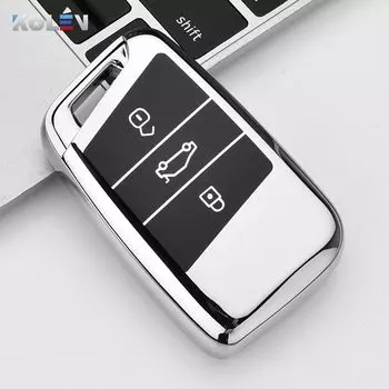 Новый мягкий чехол из ТПУ для автомобильного дистанционного ключа, чехол-держатель, брелок для Volkswagen VW Magotan Passat B8 Golf для Skoda Superb A7, аксессуары