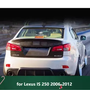 Новый! Настоящий карбоновый спойлер для Lexus IS 250 2006-2012 года IS300, аксессуары для багажника с заднем крылом Ducktail