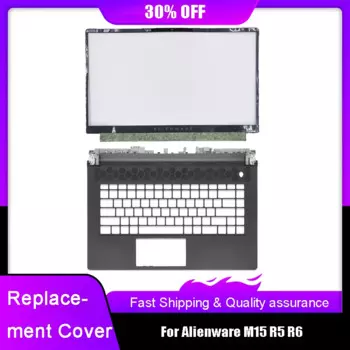 Новый ноутбук для Dell Alienware M15 R5 R6 LCD передняя панель Упор для рук верхний сменный корпус B C крышка
