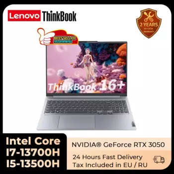 Новый ноутбук Lenovo ThinkBook 16+ i7-13700H/i5-13500H Intel Iris Xe 16G/32GB 512G/1T/2TB SSD 16 "2.5K IPS экран компьютера ноутбук