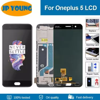Новый OLED жк-дисплей для Oneplus 5 A5000 жк-дисплей сенсорный экран с рамкой дигитайзер замена для One Plus 5 1 + 5 A5000 жк-дисплей
