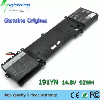 Новый оригинальный аккумулятор для ноутбука 191YN, 14,8 В, 92 Втч для Dell Alienware 15 R1 R2 ALW15ED-2718 2828 1718 1828 2F3W1