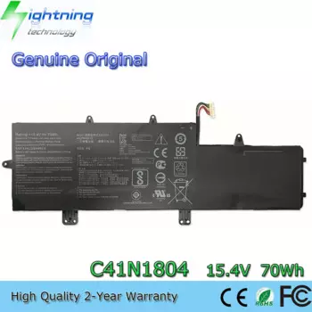 Новый оригинальный аккумулятор для ноутбука C41N1804 15,4 В 70 Втч для Asus ZenBook Pro 14 UX450FD UX450FD-1A UX450FDX UX480FD 4ICP6/60/72