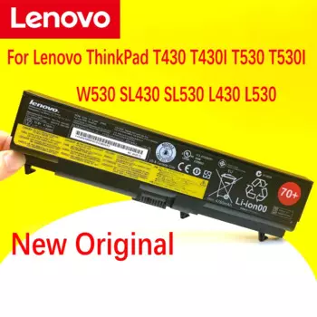 Новый оригинальный аккумулятор для ноутбука Lenovo ThinkPad T430 T430I T530 T530I W530 SL430 SL530 L430 L530 45N1104 45N1105 45N1013