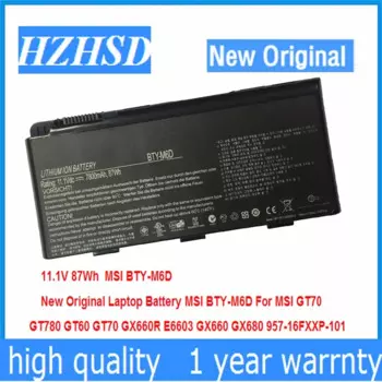 Новый оригинальный аккумулятор для ноутбука MSI GT70 GT780 GT60 GT70 GX660R E6603 GX660 GX680 957-16FXXP-101, 11,1 В, 87 Вт/ч