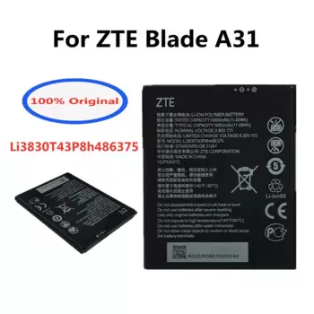 Новый оригинальный Li3830T43P8h486375 3050 мАч Мобильный телефон Аккумулятор для ZTE Blade A31 высококачественный литий-полимерный литий-ионный аккумулятор