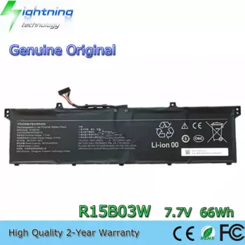 Новый оригинальный Оригинальный аккумулятор для ноутбука R15B03W 7,7 в 66 Вт-ч для Xiaomi Pro 15 2021 детской модели 2(ICP8/62/68)(ICP5/68/73)